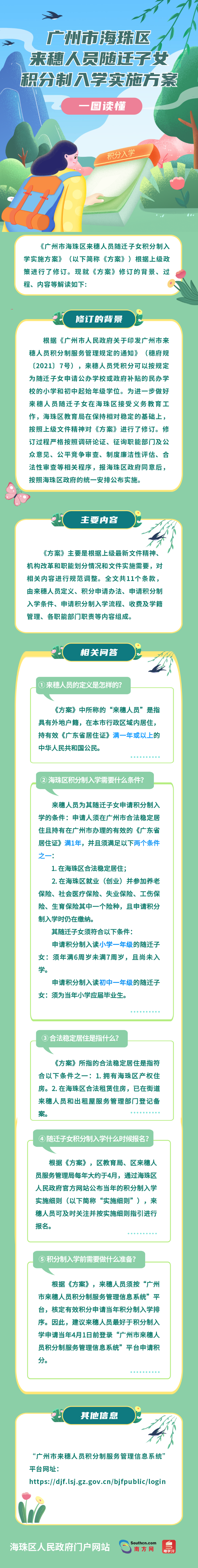 广州市海珠区来穗人员隨迁子女积分制入学实施方案.png